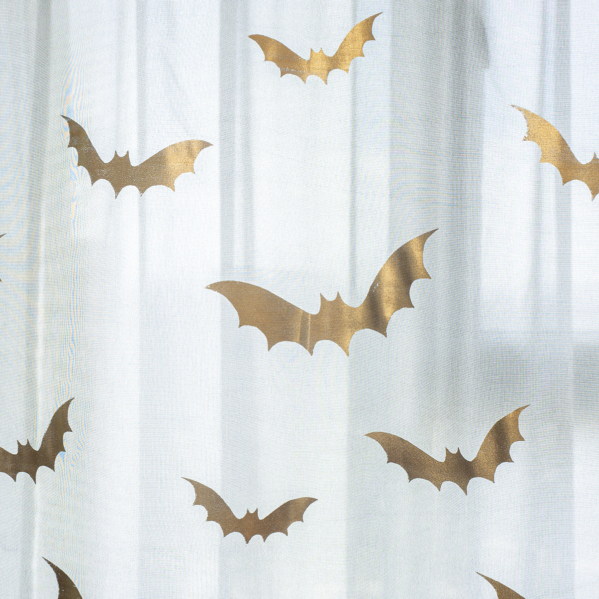 ShadowWings – Sheer Curtains with Bat Pattern