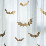 ShadowWings – Sheer Curtains with Bat Pattern