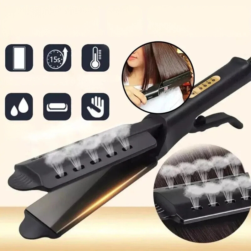 SmoothWave - Adjustable Heat Dual Hair Tool for Effortless Curls & Straightening