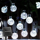 Solar-Powered Outdoor String Lights – Enchanting Festoon Fairy Lights for Terrace and Balcony, Weather Resistant LED Garland