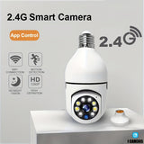 Smart Lamp Camera with HD Quality, Night Vision, and Two-Way Audio for Enhanced Home Security