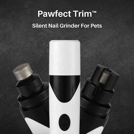 Silent Dog Nail Grinder with Adjustable Speed and Diamond Bit for Safe Claw Trimming