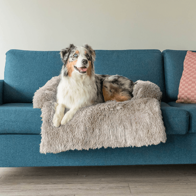 Water-Repellent Dog Bed Protector with Soft Vegan Fur – Non-Slip, Comfortable, Suitable for All Dog Sizes