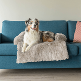 Water-Repellent Dog Bed Protector with Soft Vegan Fur – Non-Slip, Comfortable, Suitable for All Dog Sizes