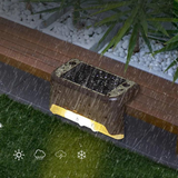 Solar Lights Outdoor - Weatherproof LED Wall Lamp for Driveways & Pathways