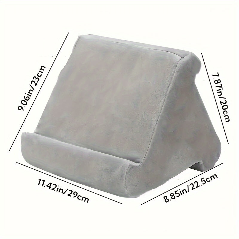 Adjustable Tablet Stand Holder with Soft Fabric Design for iPad and Tablets – Perfect for Reading and Movies