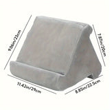 Adjustable Tablet Stand Holder with Soft Fabric Design for iPad and Tablets – Perfect for Reading and Movies