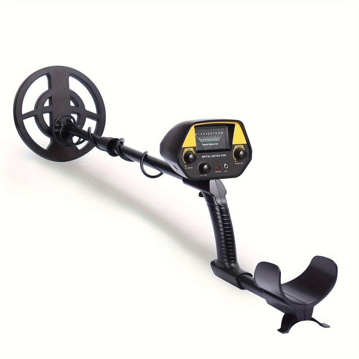 Compact Metal Detector with 20 cm Coil for Accurate Outdoor Treasure Hunting – Lightweight, User-Friendly, Versatile Detection
