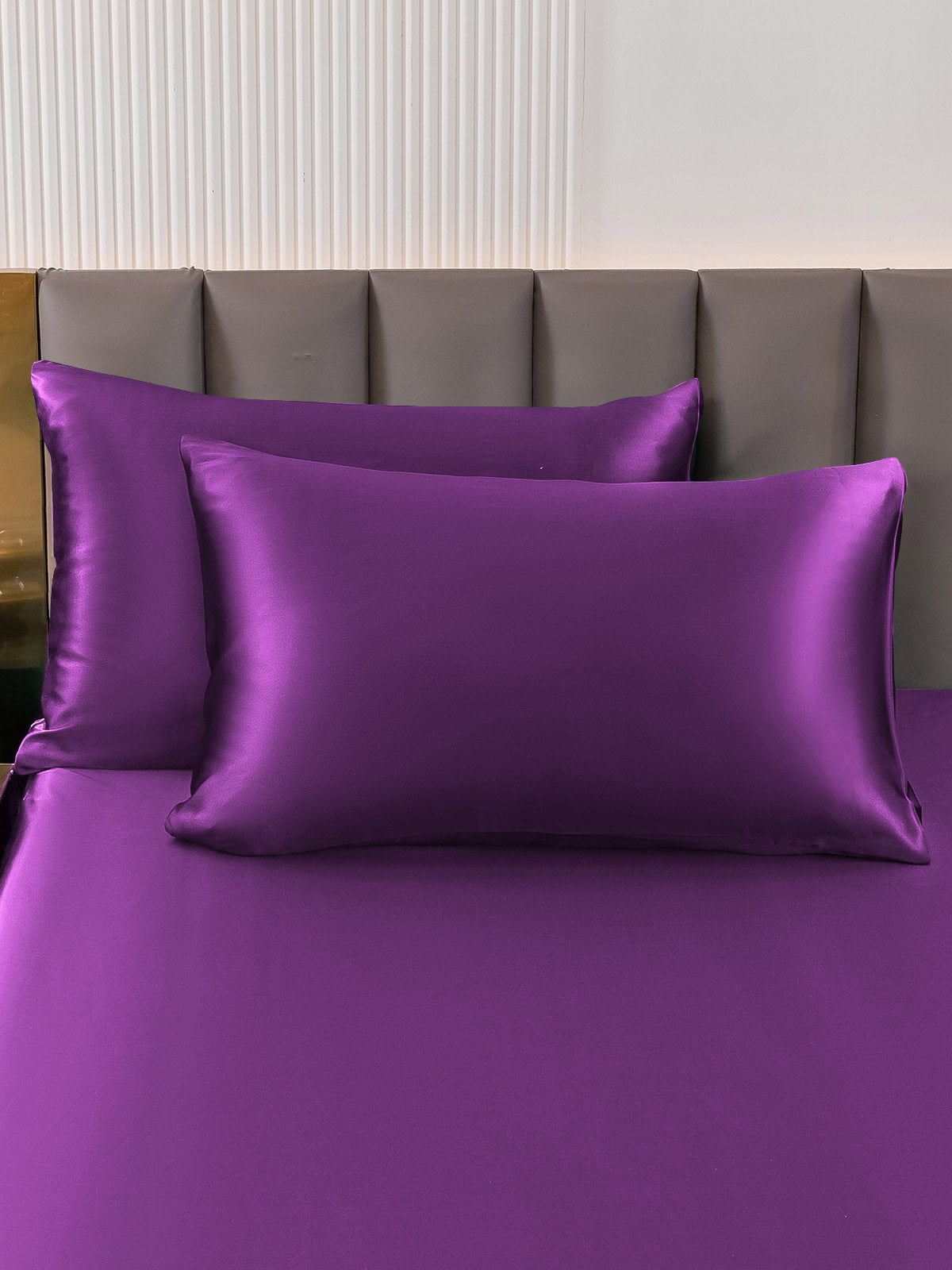 VelvetLuxe - Mulberry Silk Pillowcase Set with Envelope Closure