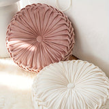 VelvetGlow - Soft Round Cushion for Cozy Spaces