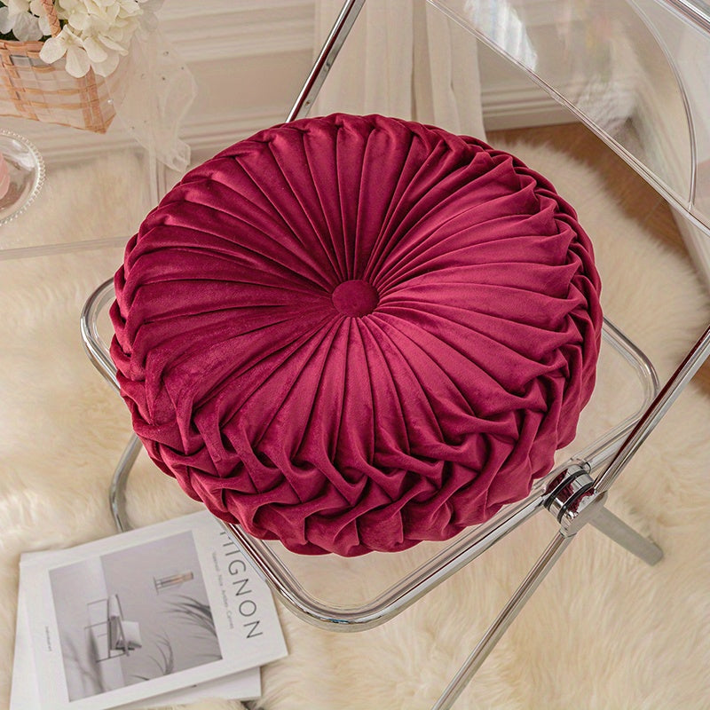 VelvetGlow - Soft Round Cushion for Cozy Spaces
