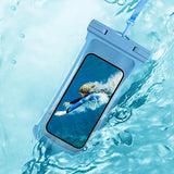 Waterproof Phone Pouch with Neck Strap for Beach and Travel – Durable PVC Smartphone Case for 20-32 cm Devices