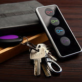 4-in-1 Key Finder with LED Flash and Color-Coded Receivers – Compact Key Locator for Keys, Remotes, and More