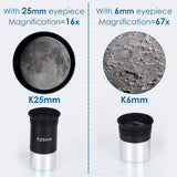 Adjustable Tripod Telescope 70mm with 67x Magnification