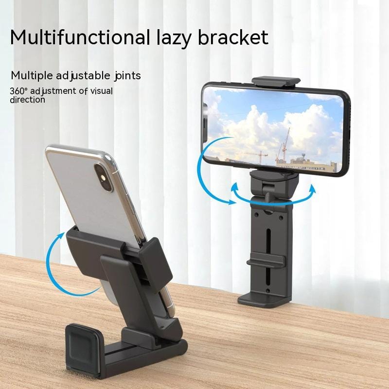 Comfortable Phone Holder for Hands-Free Viewing - Portable Phone Stand Compatible with All Phone Sizes