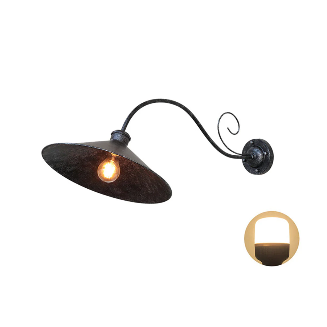 Vintage Outdoor Wall Lamp - Waterproof Exterior Wall Lights with LED Compatibility