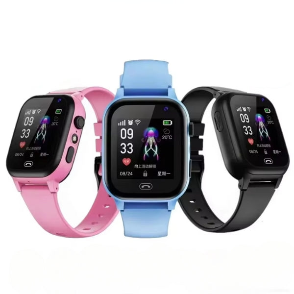 GPS Smartwatch for Kids with Video Call, Camera, Activity Tracking, and IP67 Waterproof – Real-Time GPS and SOS Feature