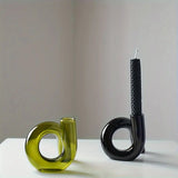 TimelessGlow - Pedestal Glass Vase