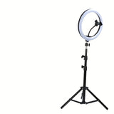 LED Ring Light with Adjustable Tripod and Phone Holder for Selfies and Video Recording