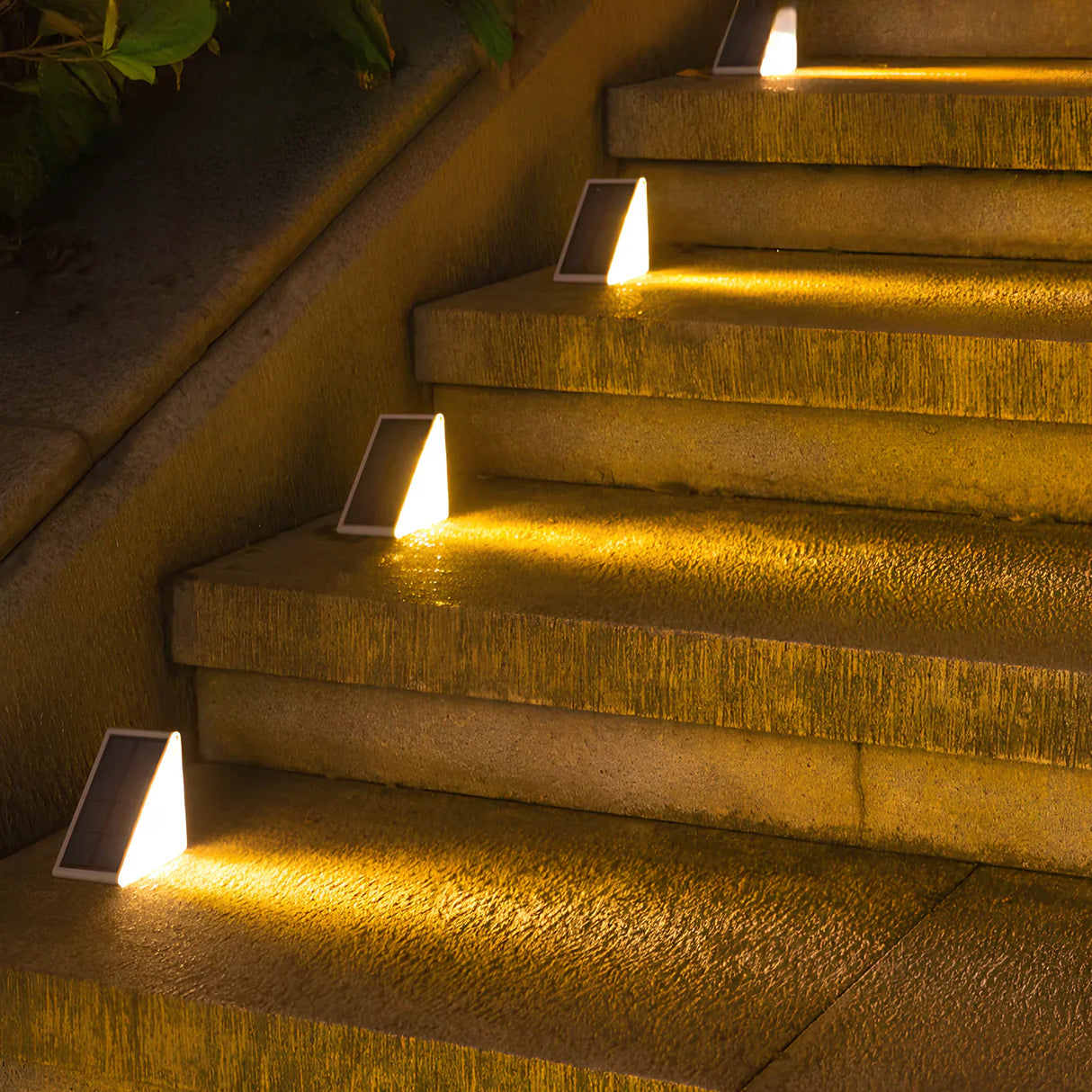 Solar Lights Outdoor - Energy-Efficient LED Stair Lighting for Safe Pathways