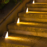 Solar Lights Outdoor - Energy-Efficient LED Stair Lighting for Safe Pathways
