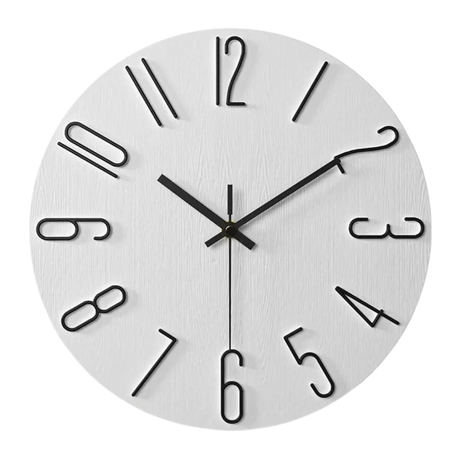 ScandiTick - Elegant Wooden Timepiece