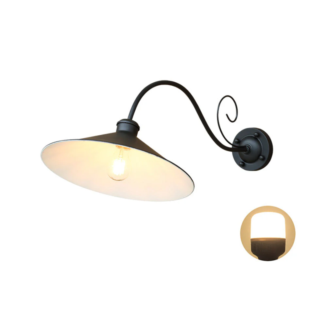 Vintage Outdoor Wall Lamp - Waterproof Exterior Wall Lights with LED Compatibility