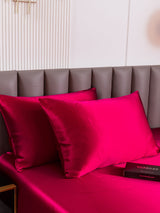 VelvetLuxe - Mulberry Silk Pillowcase Set with Envelope Closure