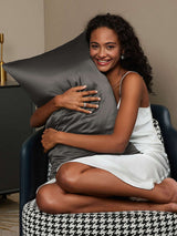 SilkenDreams - 100% Mulberry Silk Pillowcase with Hidden Zipper