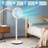 9-Inch Standing Fan with Oscillation – Portable Pedestal Unit with Adjustable Speeds & Height | Quiet Flow | For Bedroom & Workspace