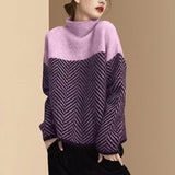 SnugLoom - Chic High-Neck Knitwear