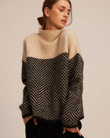 SnugLoom - Chic High-Neck Knitwear