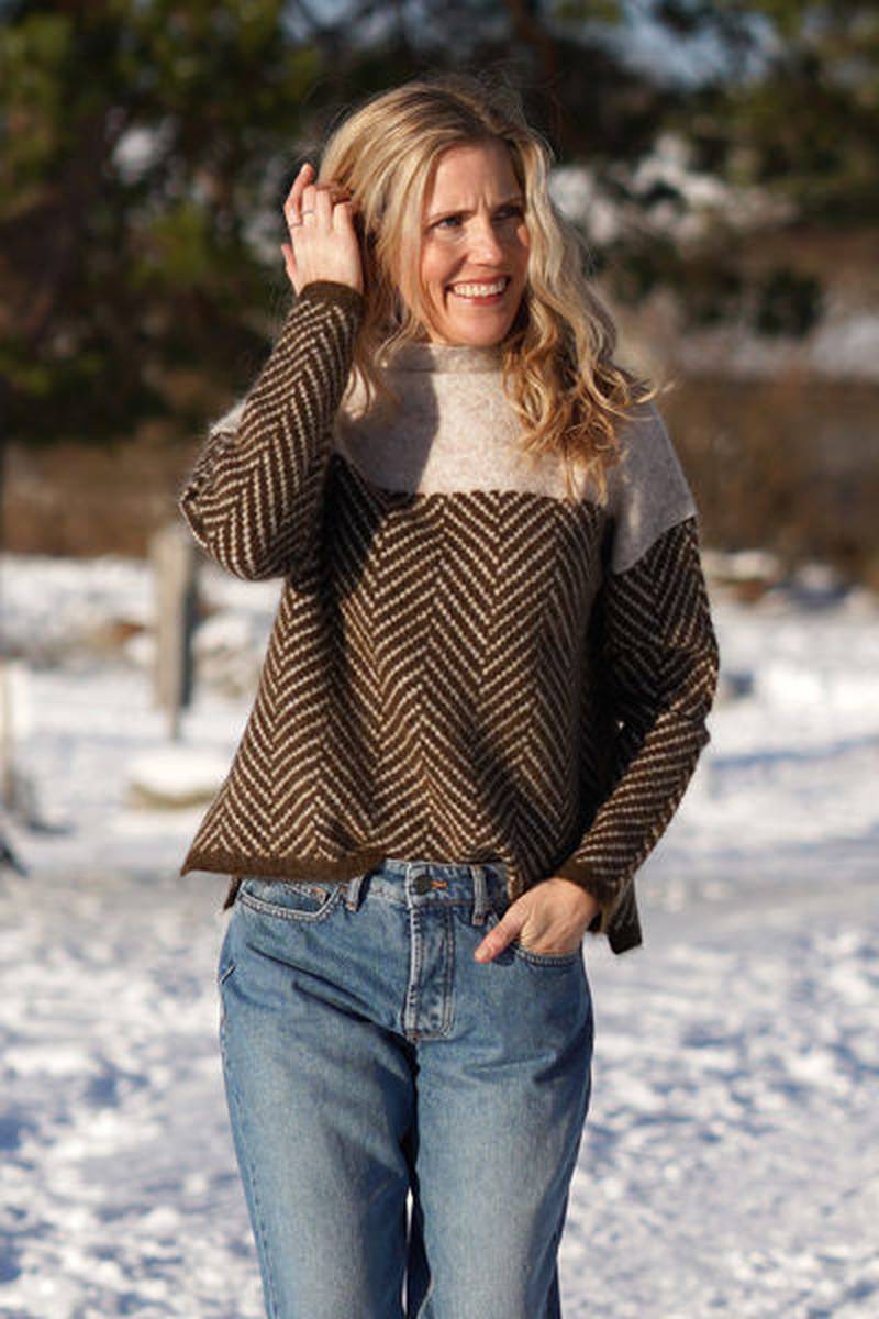 SnugLoom - Chic High-Neck Knitwear