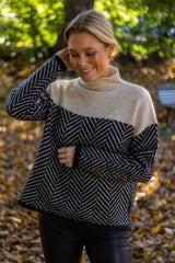 SnugLoom - Chic High-Neck Knitwear