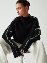 WarmAura - Stylish High-Neck Sweater