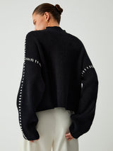 WarmAura - Stylish High-Neck Sweater