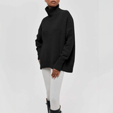 WarmWeave - Elegant Knit Sweater for a Comfy Look