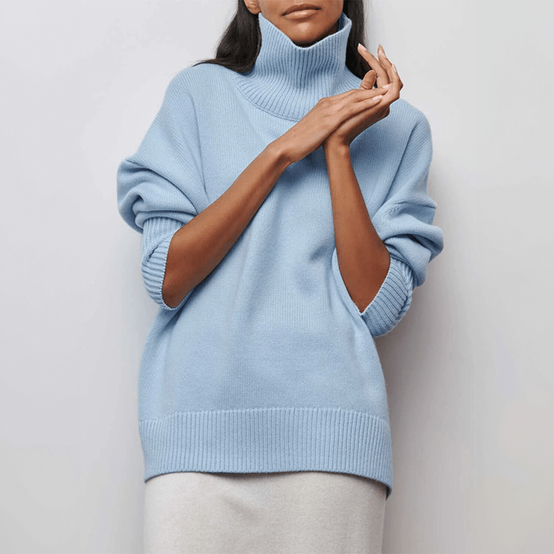 WarmWeave - Elegant Knit Sweater for a Comfy Look