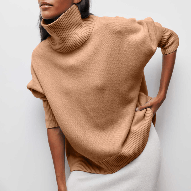 WarmWeave - Elegant Knit Sweater for a Comfy Look