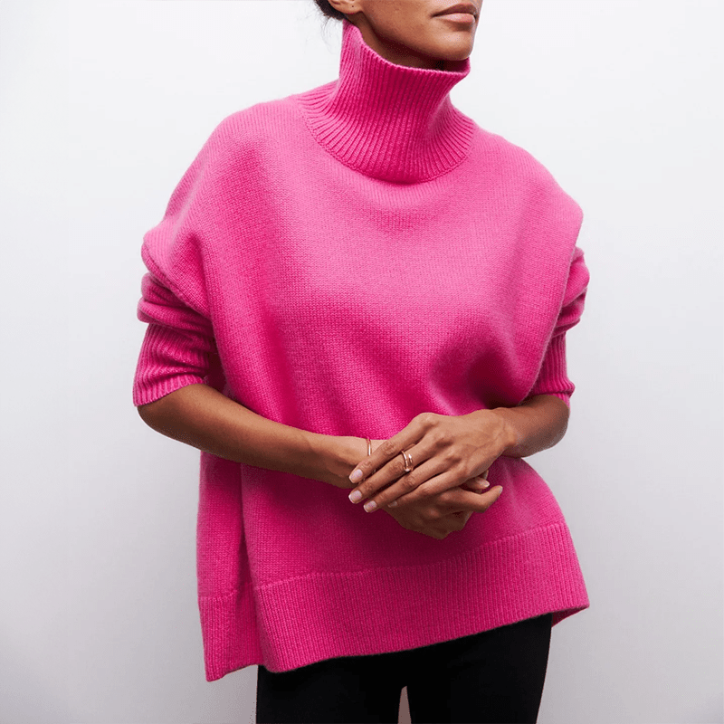 WarmWeave - Elegant Knit Sweater for a Comfy Look