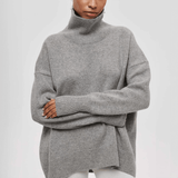 WarmWeave - Elegant Knit Sweater for a Comfy Look