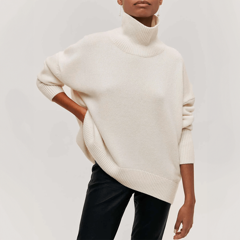 WarmWeave - Elegant Knit Sweater for a Comfy Look