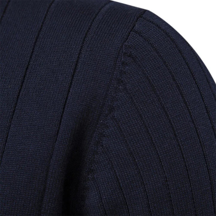 MetroWarm - Sophisticated Men's Zip Sweater for a Trendy Fall Look