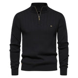 MetroWarm - Sophisticated Men's Zip Sweater for a Trendy Fall Look