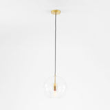 ShineSphere - Amber Pendant Light with Radiant Elegance