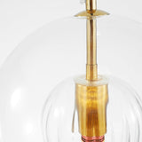 ShineSphere - Amber Pendant Light with Radiant Elegance