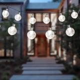 Solar-Powered Outdoor String Lights – Enchanting Festoon Fairy Lights for Terrace and Balcony, Weather Resistant LED Garland