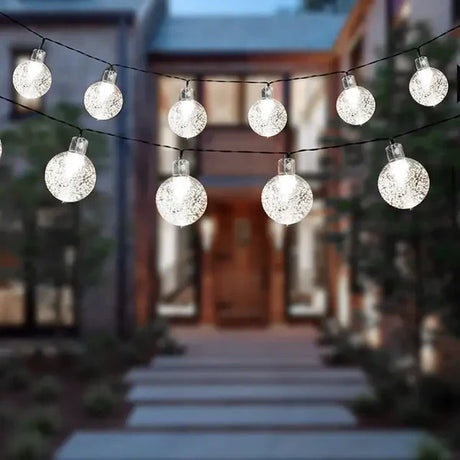 Solar-Powered Outdoor String Lights – Enchanting Festoon Fairy Lights for Terrace and Balcony, Weather Resistant LED Garland