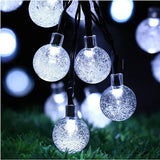 Solar-Powered Outdoor String Lights – Enchanting Festoon Fairy Lights for Terrace and Balcony, Weather Resistant LED Garland