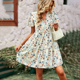 Women's Polyester Mini Summer Dress